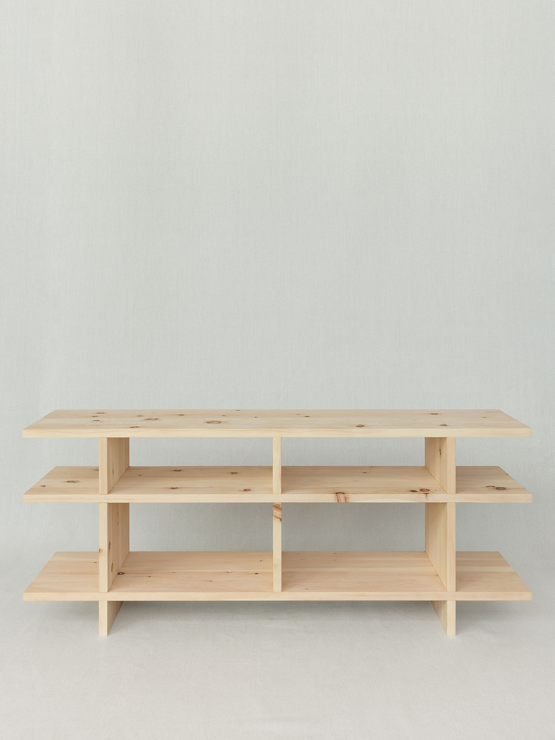 Massivholzlowboard "Japanisch" in Arve, 25 mm Holz, 162 &times; 58 &times; 31 cm