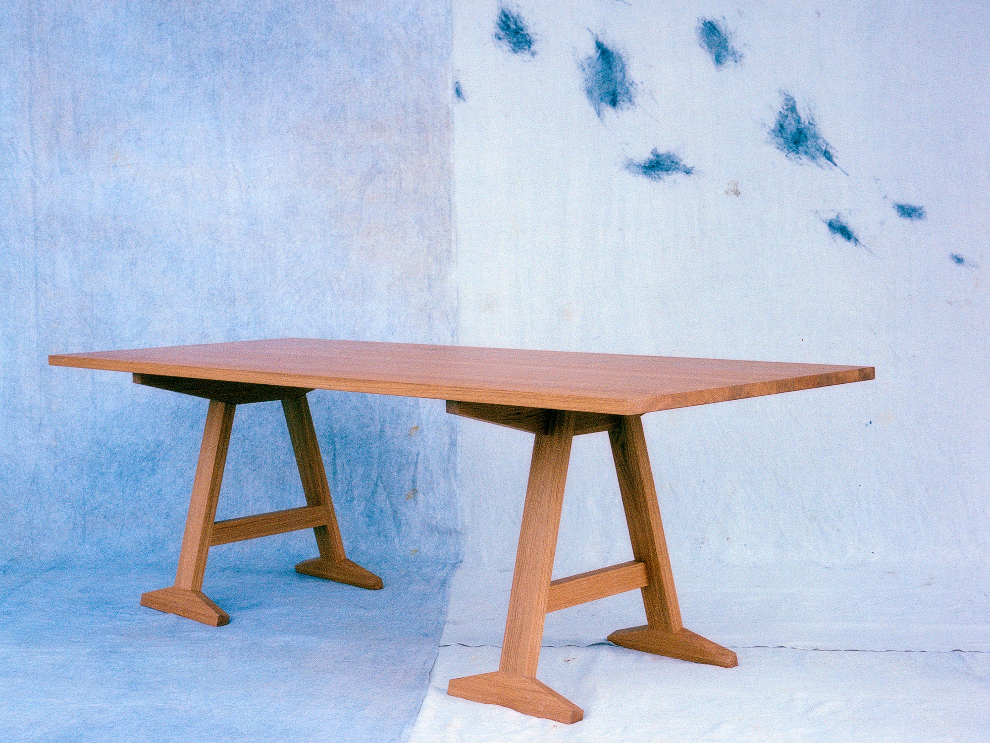 Esstisch Becco, Eiche massiv (Massivholz), 220 × 90 cm