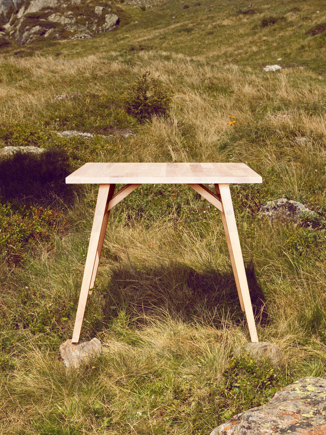 Esstisch Illex, Eiche massiv (Massivholz), 80 × 80 cm