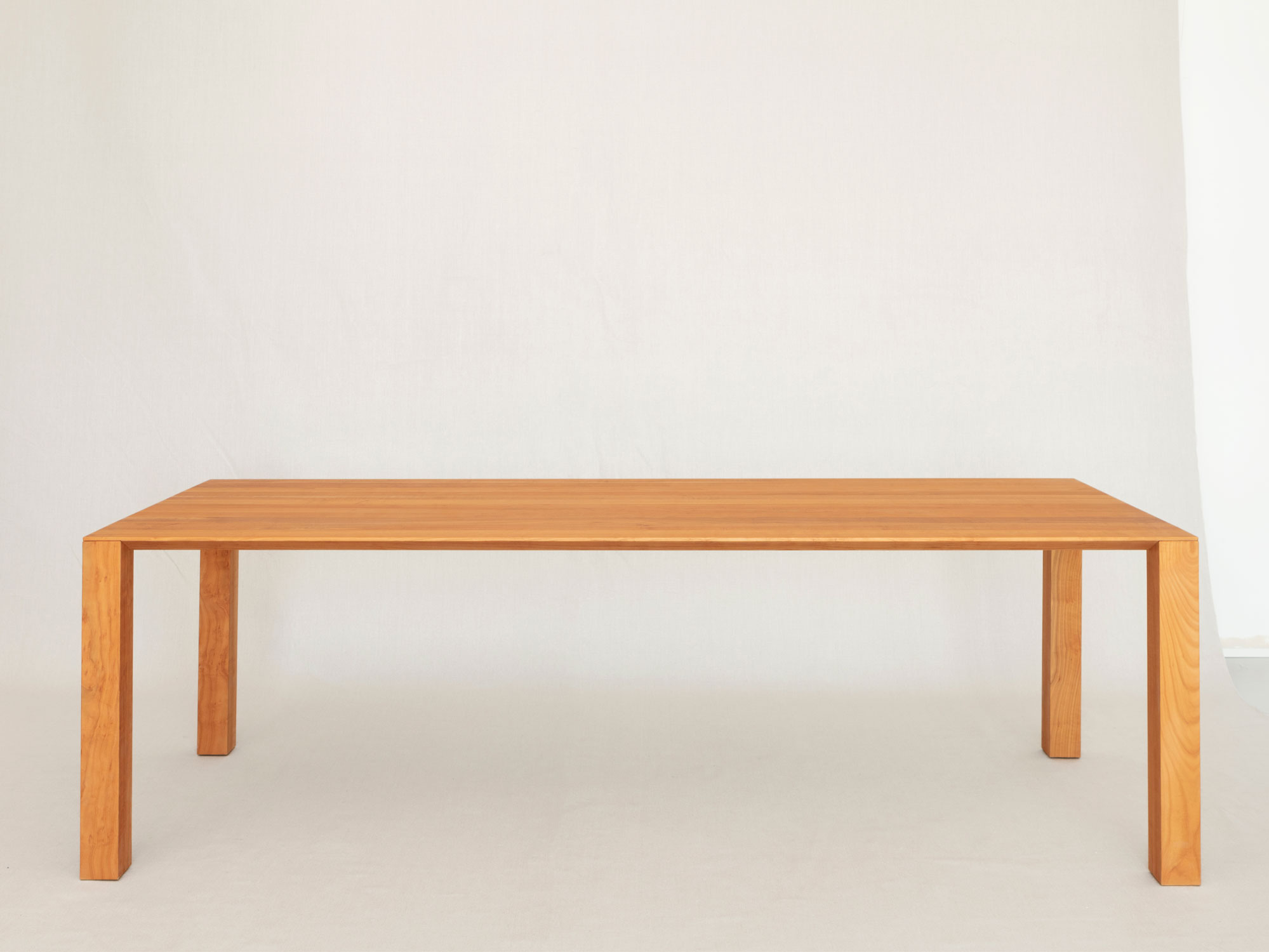 Esstisch Lura, Kirschbam massiv (Massivholz), 240 × 95 cm