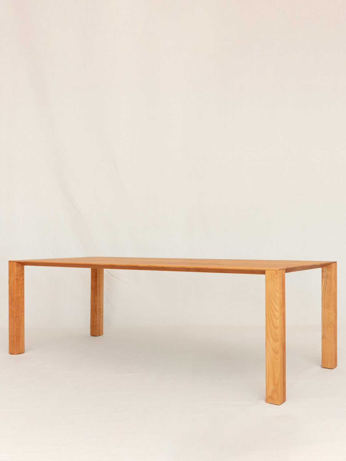 Esstisch Lura, Kirschbam massiv (Massivholz), 240 × 95 cm