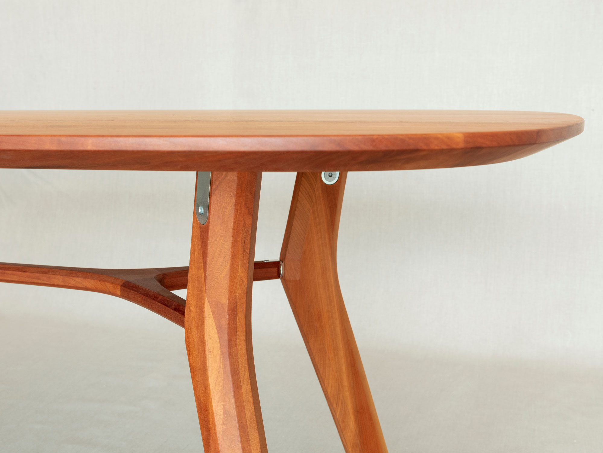 Esstisch Vesta, Black Cherry massiv (Massivholz), 179 × 93 cm