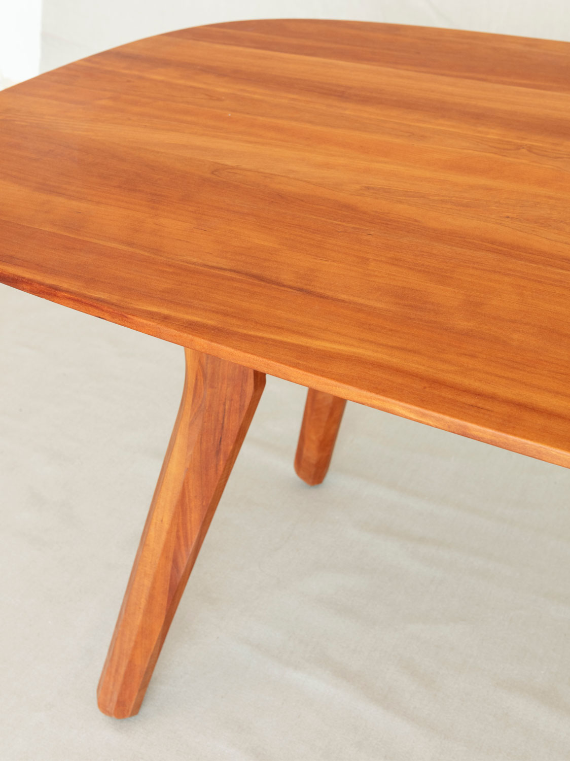 Esstisch Vesta, Black Cherry massiv (Massivholz), 179 × 93 cm