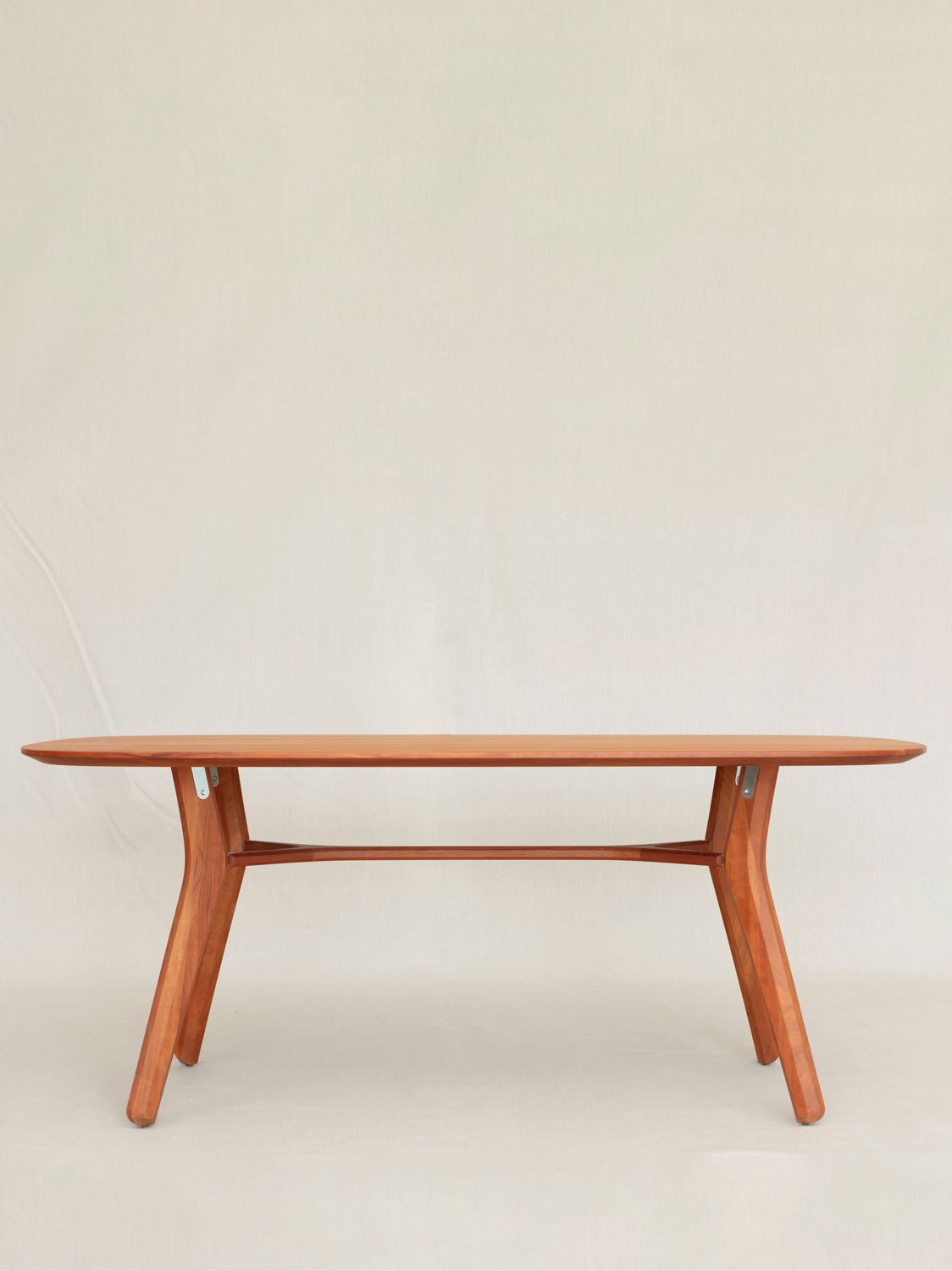 Esstisch Vesta, Black Cherry massiv (Massivholz), 179 × 93 cm