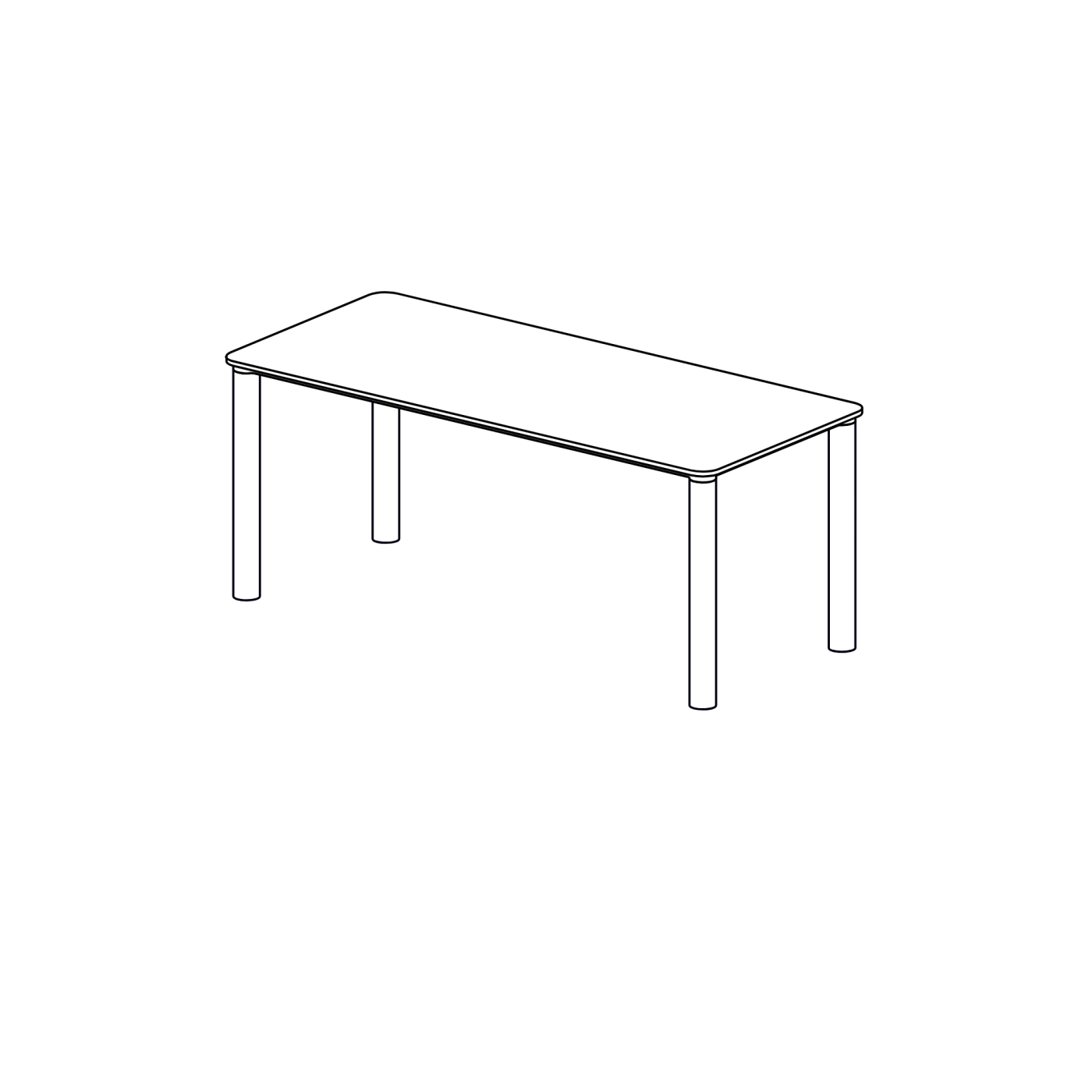 Esstisch Yama, Black Cherry massiv (Massivholz), 180 × 80 cm, hergestellt in Winterthur